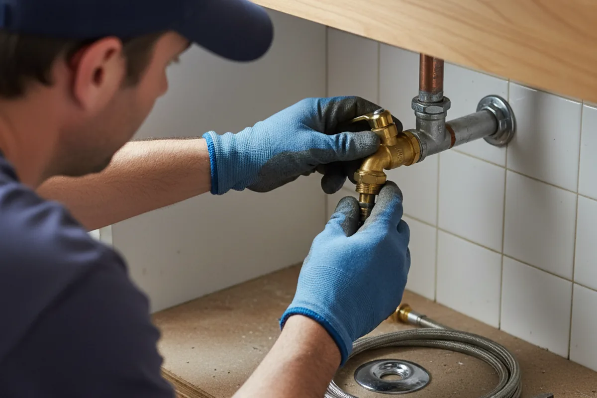 Shutoff valve and fitting work during Repiping in Cincinnati